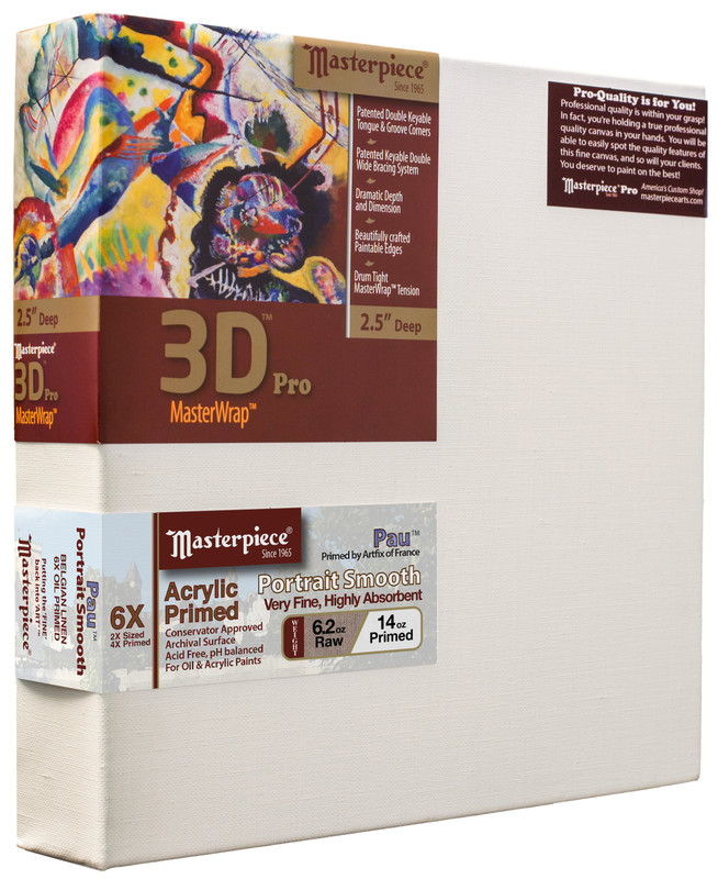 7x10 3D Pro 2.5 Pau AP Portrait Linen Canvas