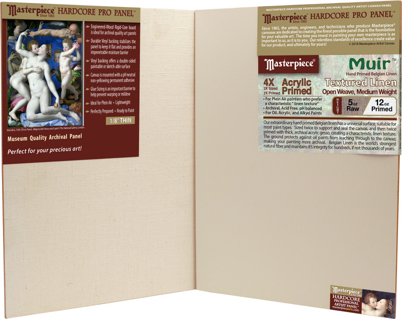 6x8 Hardcore 1/8 Muir Pro Panel Linen A/P