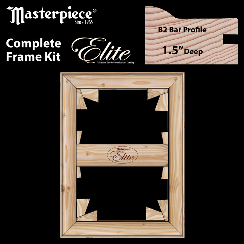 13x26 Elite Professional 1.5 Deep B2 Stretcher Frame Kit - Masterpiece