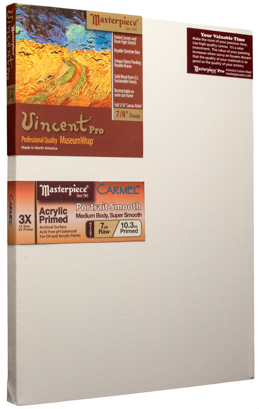 6x12 Vincent Pro Carmel Portrait Canvas