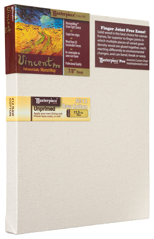 6x8 Vincent Pro Raw No. 12 Cotton Canvas