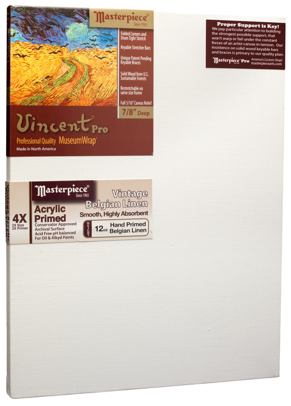 12x18 Vincent Pro Vintage L22U AP Linen Canvas