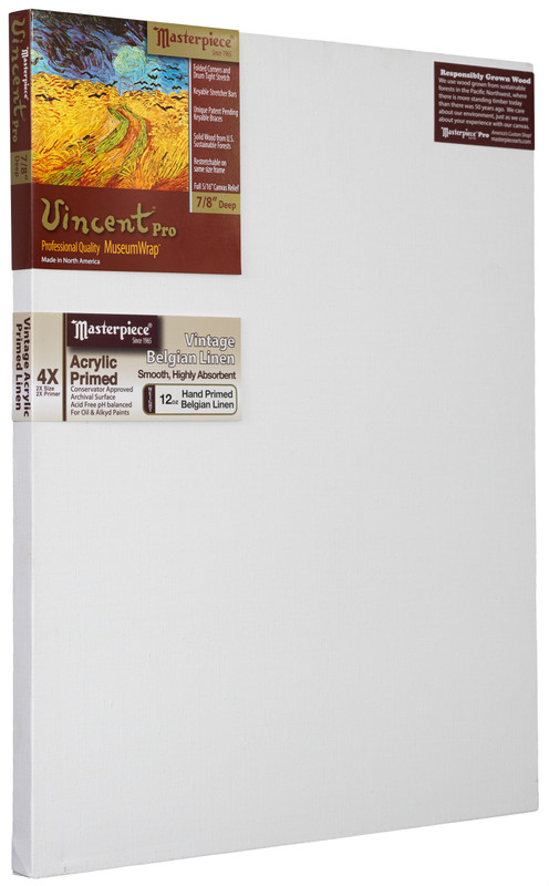 36x40 Vincent Pro Vintage L22U AP Linen Canvas