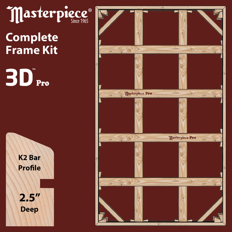 66x113 3D PRO 2.5 K2 Frame Kit [K42SDK]