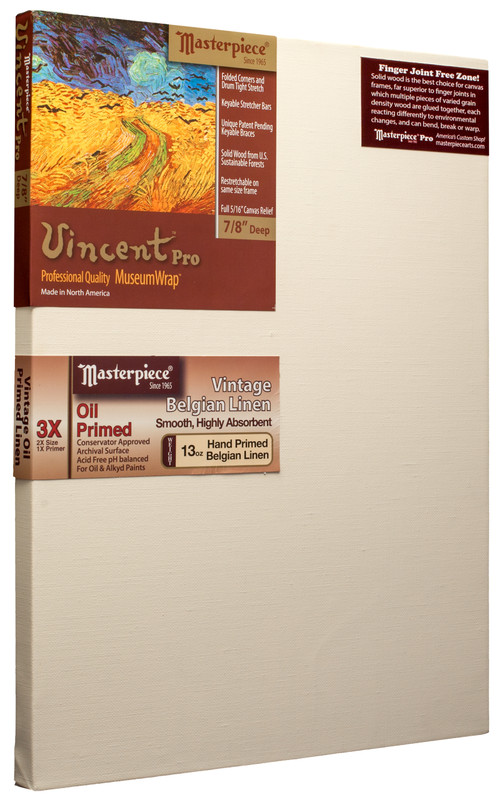 24x30 Vincent Pro Vintage L21C OP Linen Canvas