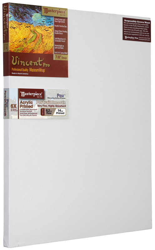 23x37 Vincent Pro Pau AP Portrait Linen Canvas