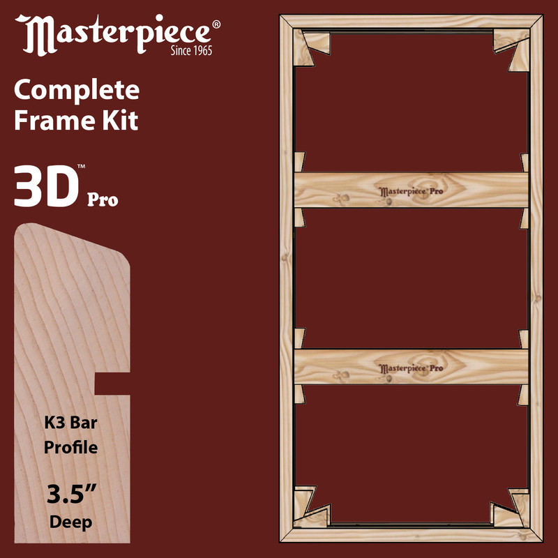 12x61 3D 3.5" K3 Frame Kit