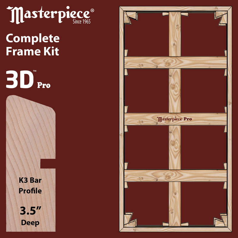 25x105 3D 3.5" K3 Frame Kit