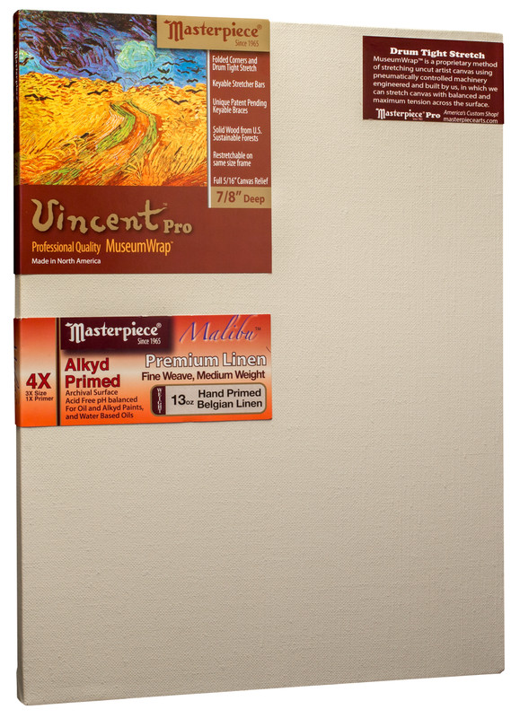 20x36 Vincent Pro Malibu Alkyd OP Linen Canvas