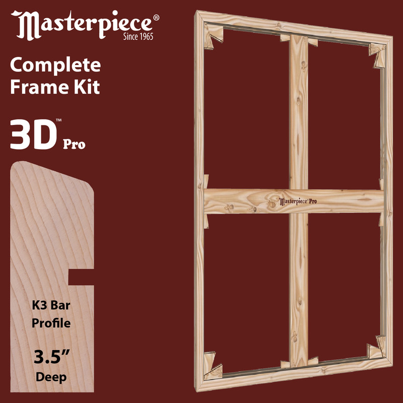 44x52 3D 3.5" K3 Frame Kit