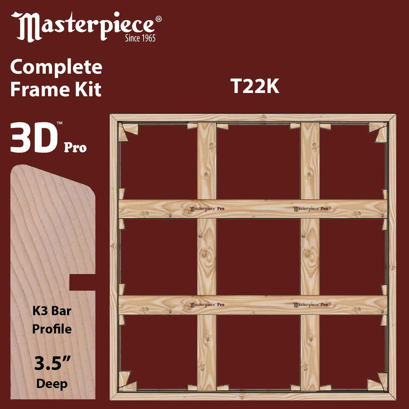 61x65 3D 3.5" K3 Frame Kit