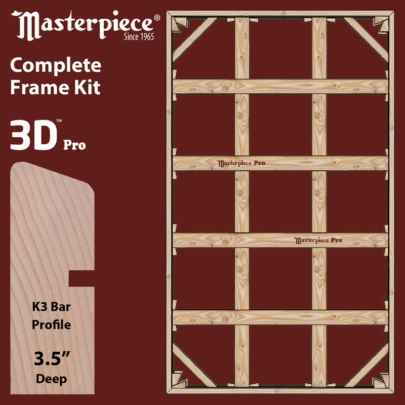 63x120 3D 3.5" K3 Frame Kit