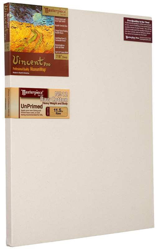 34x48 Vincent Pro Raw No. 12 Cotton Canvas