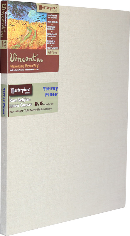 4x6 Vincent Pro Raw Linen Torrey Pines 9.6oz Canvas