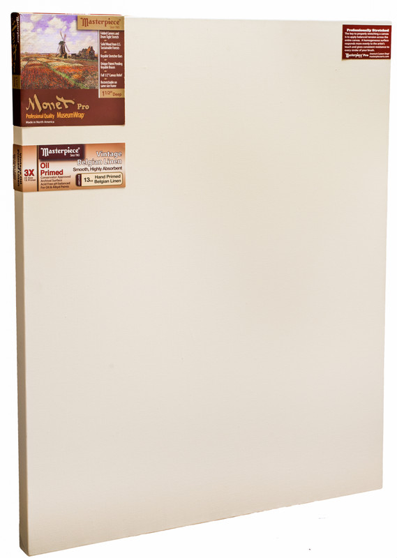 12x72 Monet Pro Vintage L21C OP Linen Canvas
