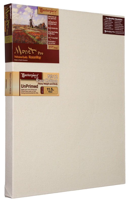 22x36 Monet Pro Raw No. 12 Cotton Canvas
