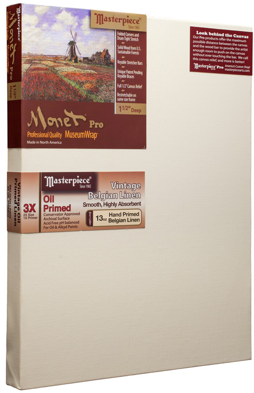 15x36 Monet Pro Vintage L21C OP Linen Canvas