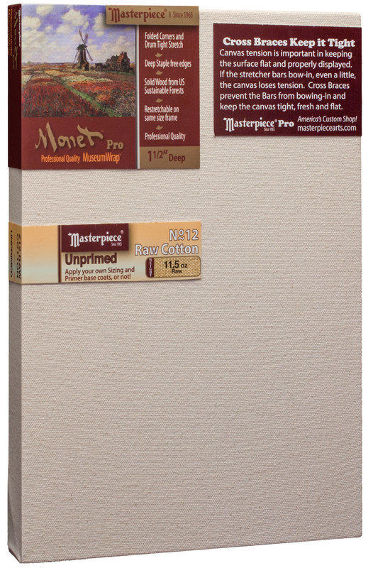 4x7 Monet Pro Raw No. 12 Cotton Canvas