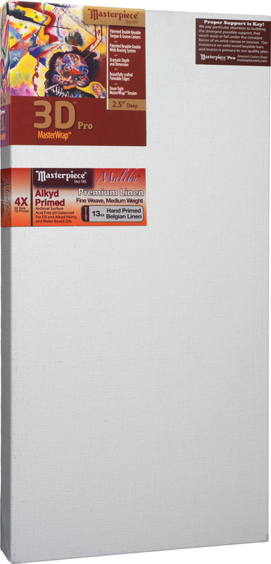 21x34 3D Pro 2.5 Malibu Alkyd OP Linen Canvas