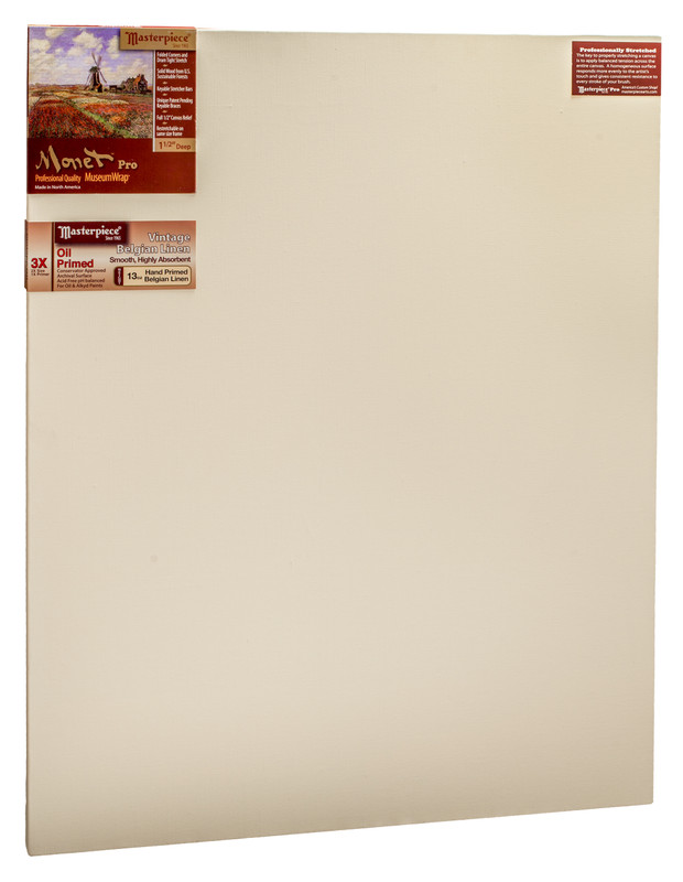 44x56 Monet Pro Vintage L21C OP Linen Canvas
