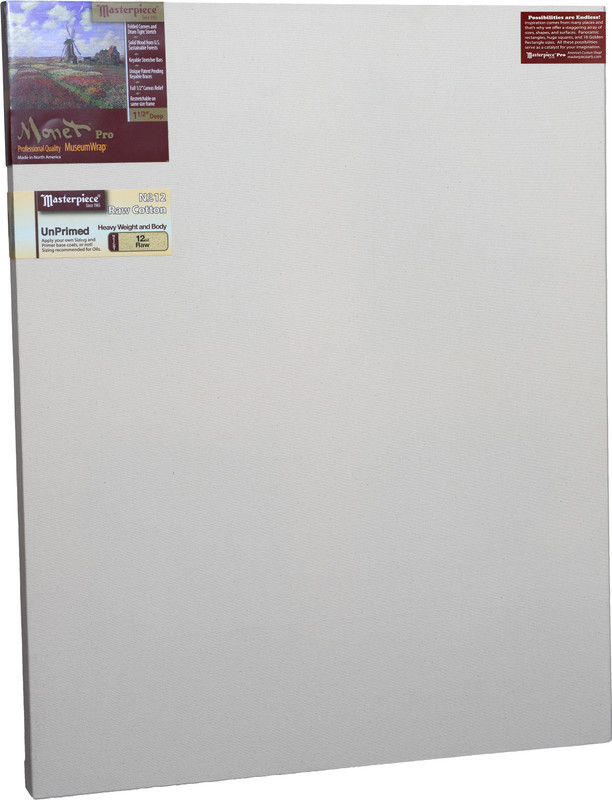 60x97 Monet Pro Raw No. 12 Cotton Canvas