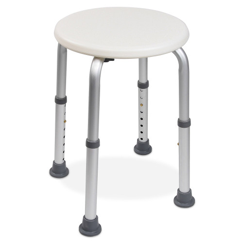 Shower Stool McKesson Without Arms Aluminum Frame Without Backrest 13 Inch Seat Width