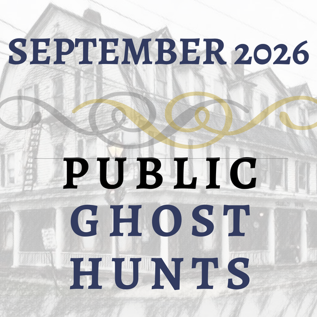 September 2026 Public Ghost Hunts