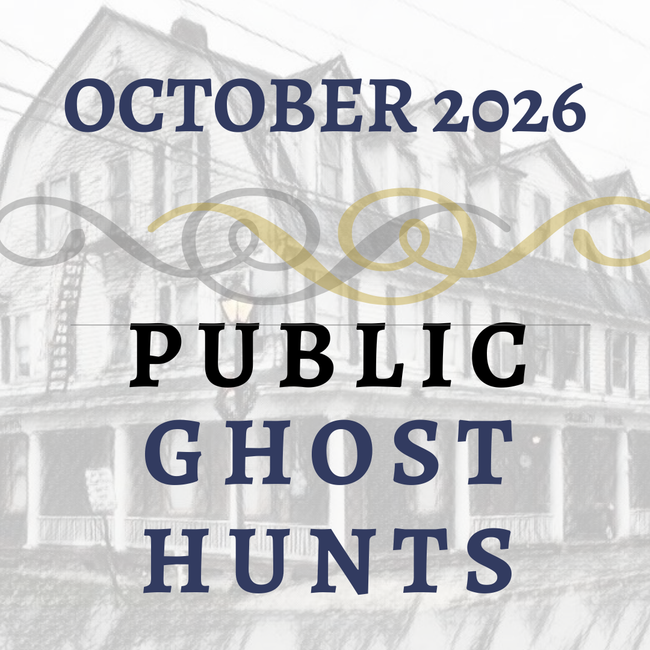 October 2026 Public Ghost Hunts