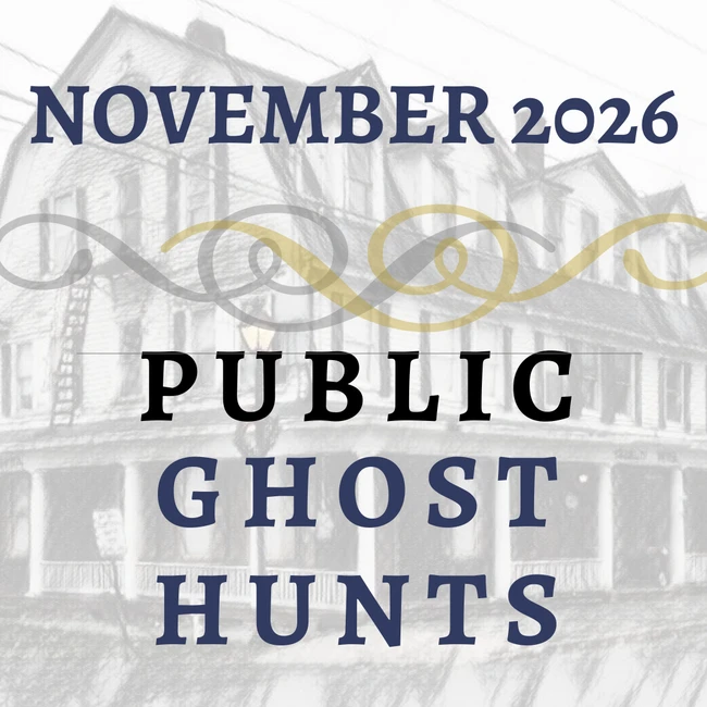 November 2026 Public Ghost Hunts