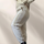 'Ghost Hunter' Cream Sweatpants with Gold Font