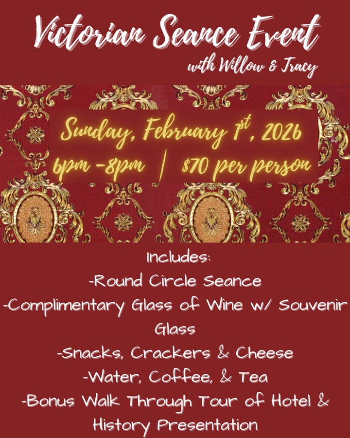 Victorian Seance Event w/ Willow & Tracy | Sunday, February 1st, 2026