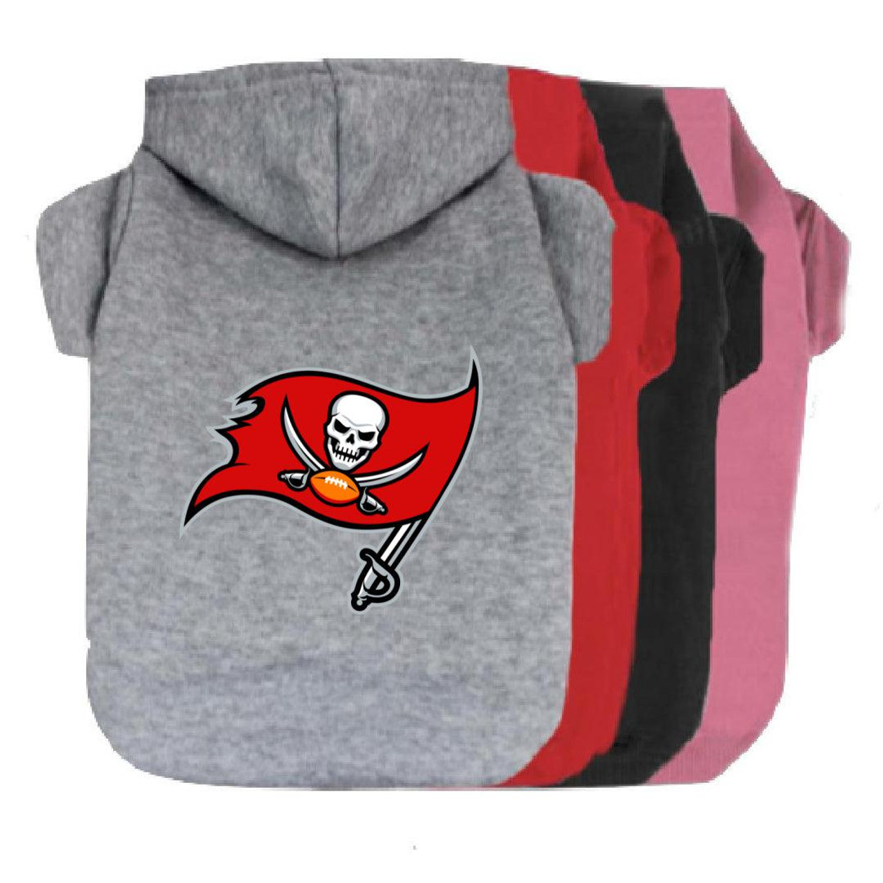 Tampa Bay Buccaneers Dog Hoodie exclusive at TheHonestDog