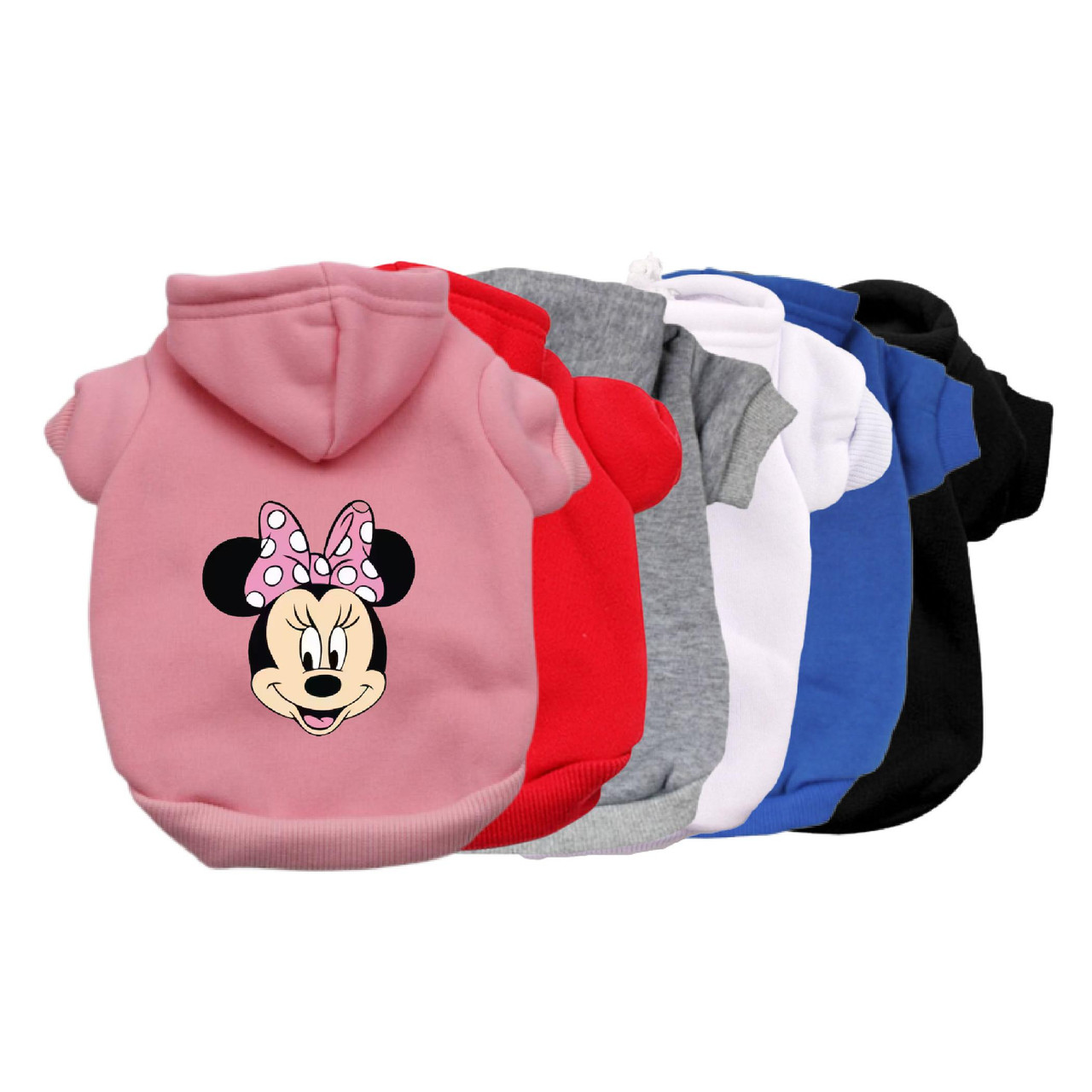 Disney Minnie Mouse Pink Bow Dog Hoodie exclusive at TheHonestDog