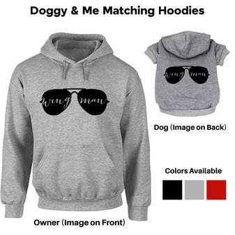 Wingman Matching Pet Hoodie-Dog Hoodie-TheHonestDog