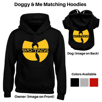 WuTang Clan Matching Pet Hoodie-Dog Hoodie-TheHonestDog