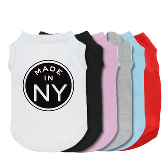 Made in New York Dog Shirt-Dog Shirt-TheHonestDog