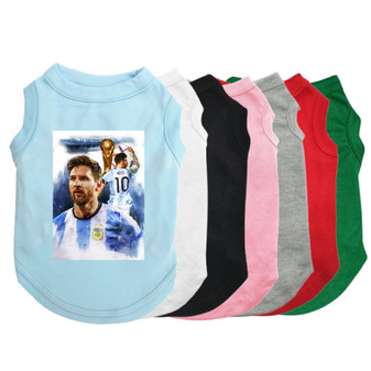 Lionel Messi World Cup Dog Shirt