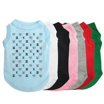 Multi Designer Dog Shirt Coco Chanel, Dior, Gucci, Vuitton