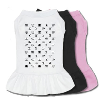 Multi Designer Dog Dress Coco Chanel, Dior, Gucci, Vuitton