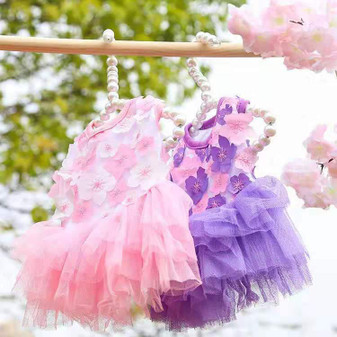 Tutu Flower Dog Dress-The Honest Dog-TheHonestDog