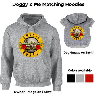 Guns N Roses Matching Human Hoodie-Dog Hoodie-TheHonestDog