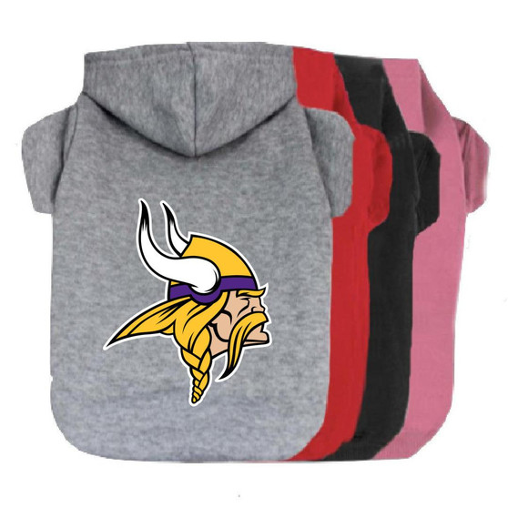 Minnesota Vikings Dog Hoodie-Dog Hoodie-TheHonestDog