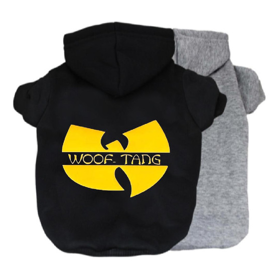 Woof Tang Clan Dog Hoodie-Dog Hoodie-TheHonestDog