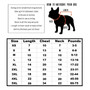 The Honest Dog Matching Pet Hoodie Size Chart