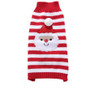 Santa Striped Christmas Dog Sweater-The Honest Dog-TheHonestDog