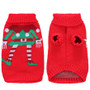 Santa Striped Christmas Dog Sweater-Dog Sweater-TheHonestDog