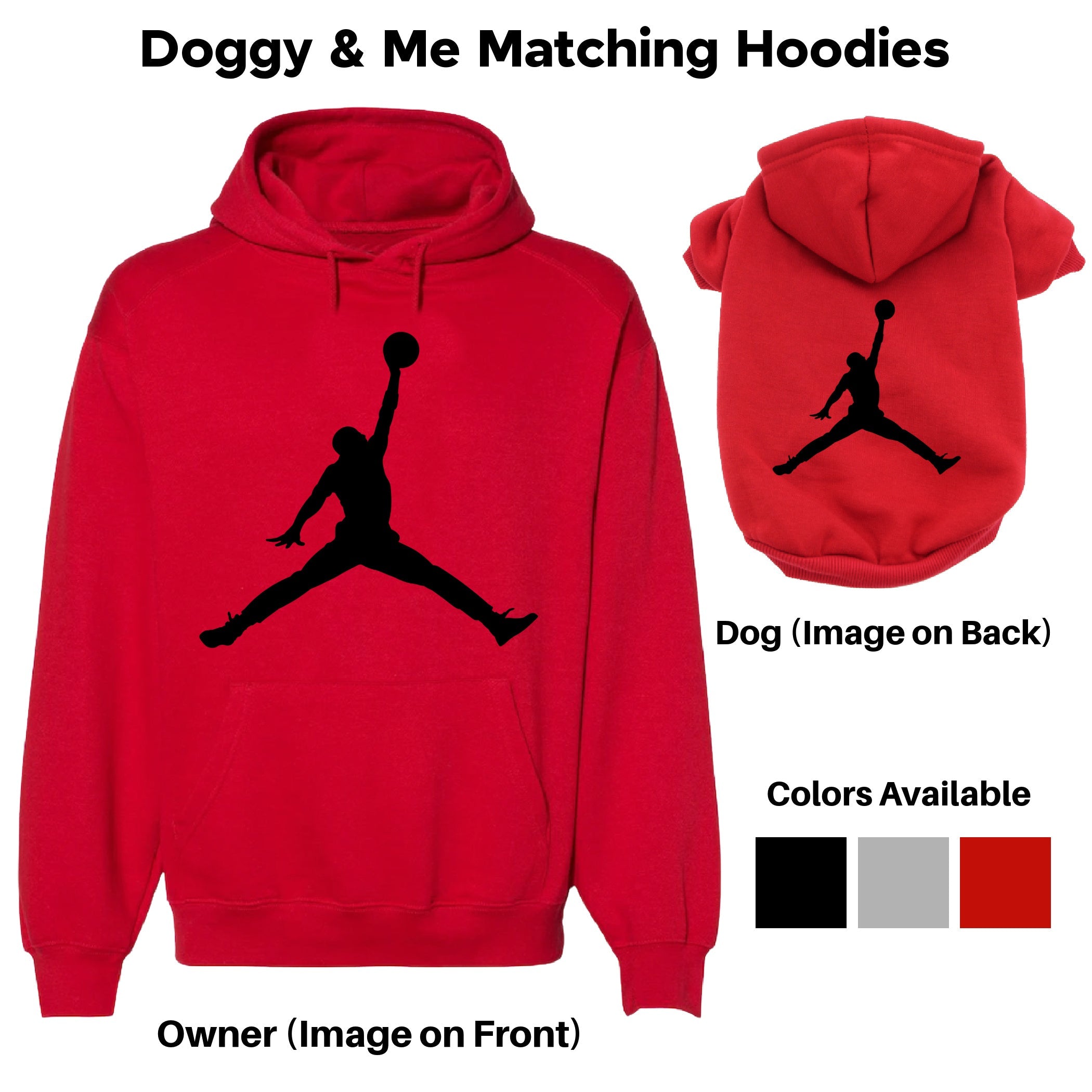 Doggy & Me Matching Set - Air Jordan Jumpman Dog - TheHonestDog
