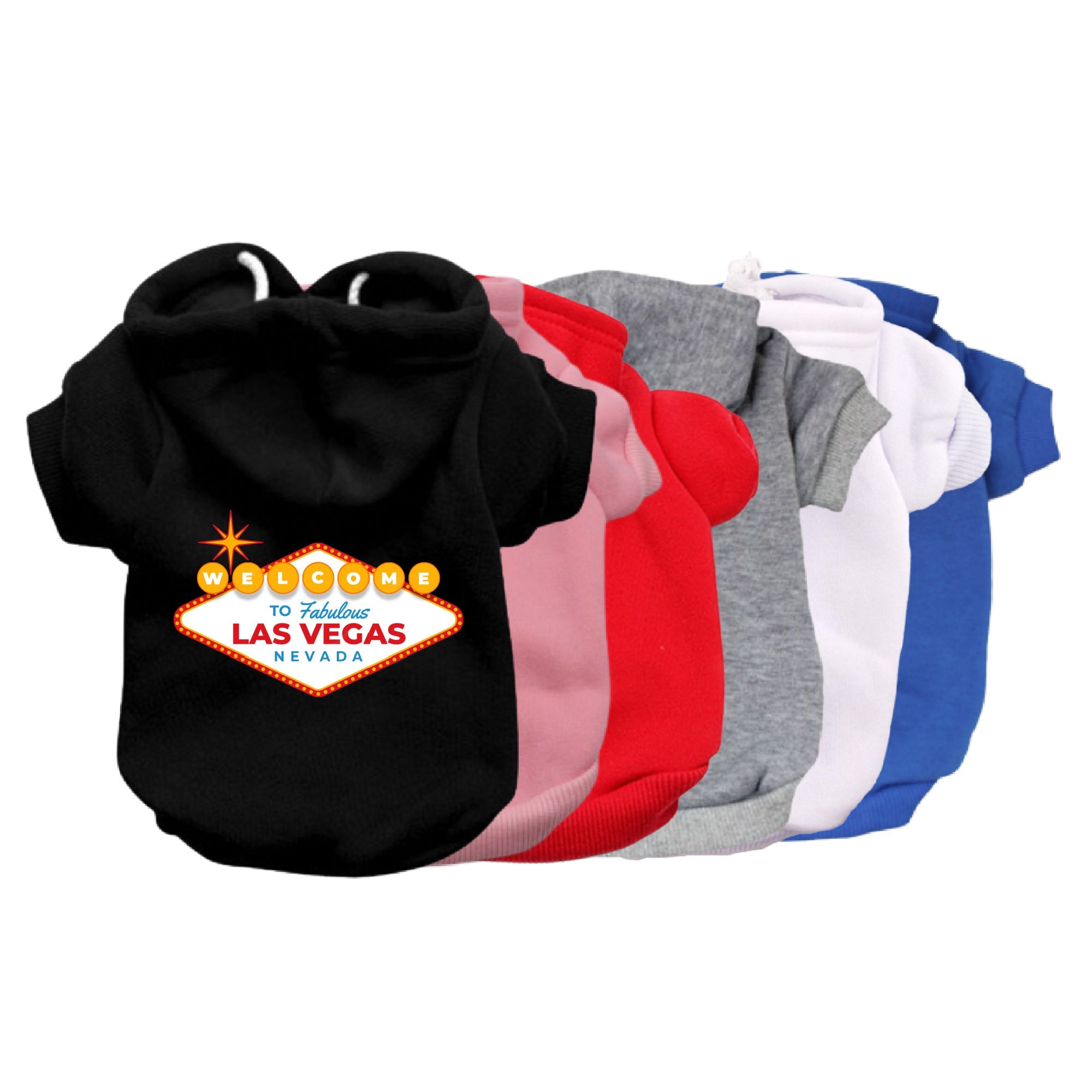 Las Vegas Nevada Dog Hoodie exclusive at The Honest Dog