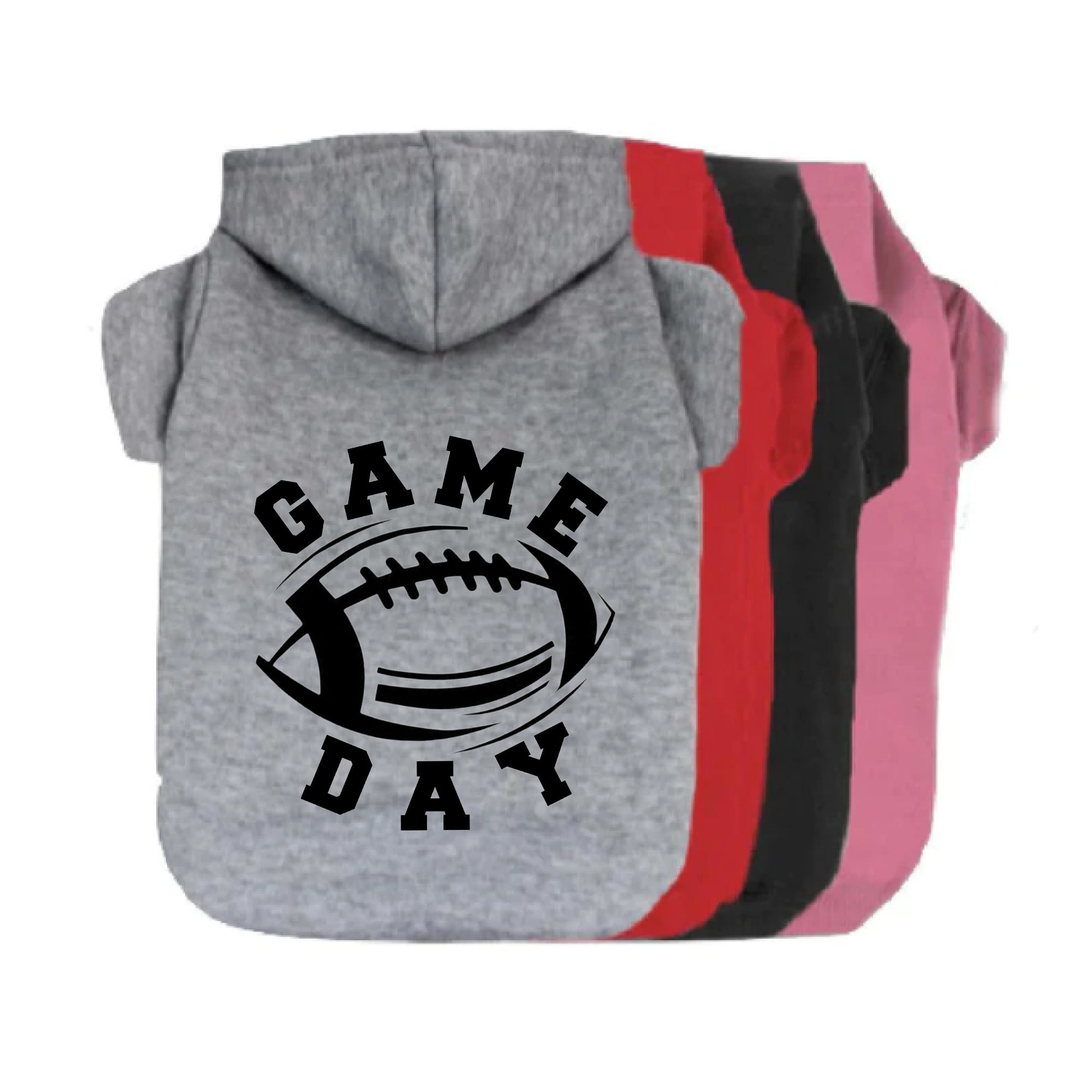 Custom Name Number Dog Sport Outfit - Dog Gameday Hoodie