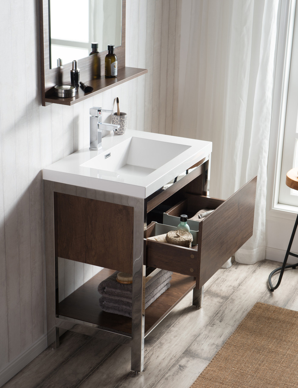 Stainless Steel Freestanding Bathroom Rispa